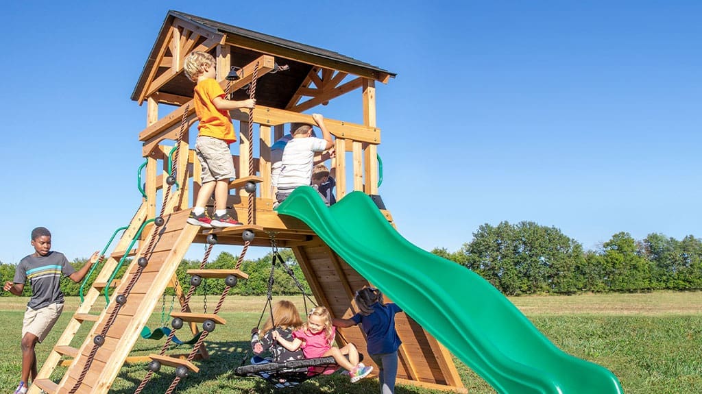 Awesome Backyard Discovery Playsets for Kids Having Endless Active Fun Outside