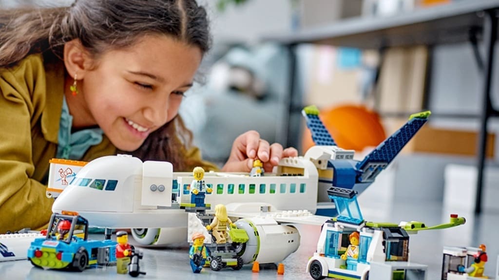 LEGO City Passenger Airplane Toy - Fun Educational Building Set for Kids