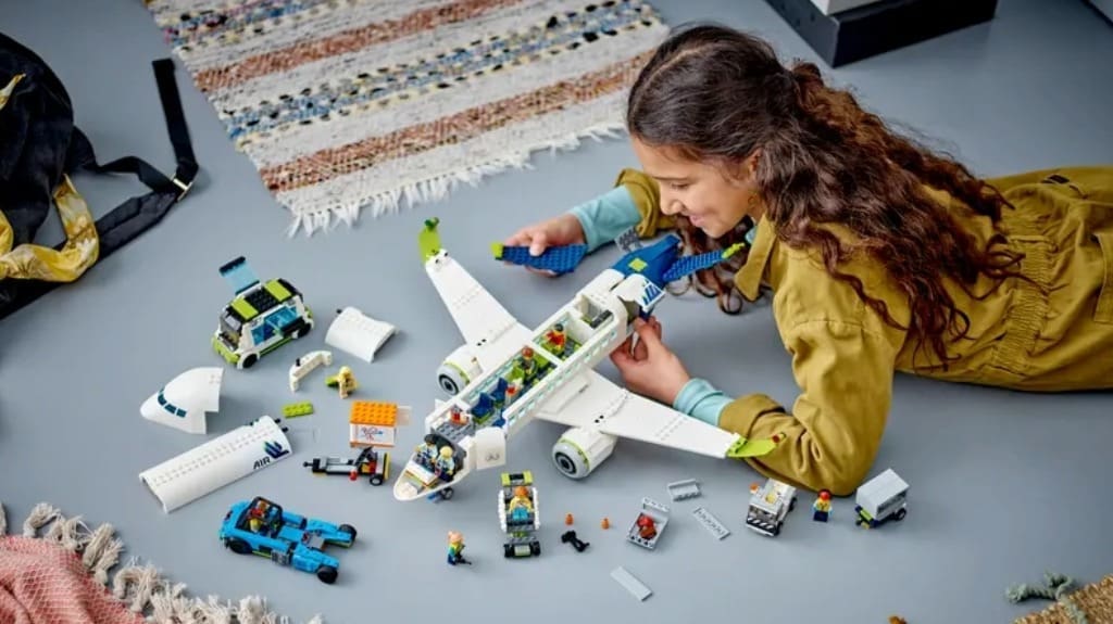 LEGO City Passenger Airplane Toy - Immersive Educational Building Set for Kids
